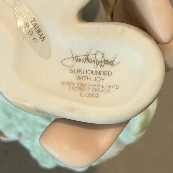 Precious moments “surrounded with joy” Christmas wreath boy figurine holiday - Picture 4 of 4